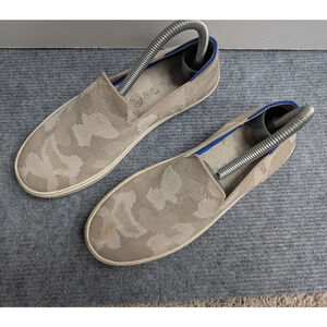 Rothys Slip On Sneakers Womens 6.5 Camo Eco Friendly Knit Comfort Washable